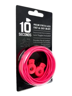 10 Seconds ® Proline MultiSport Stretch Lace | Neon Pink