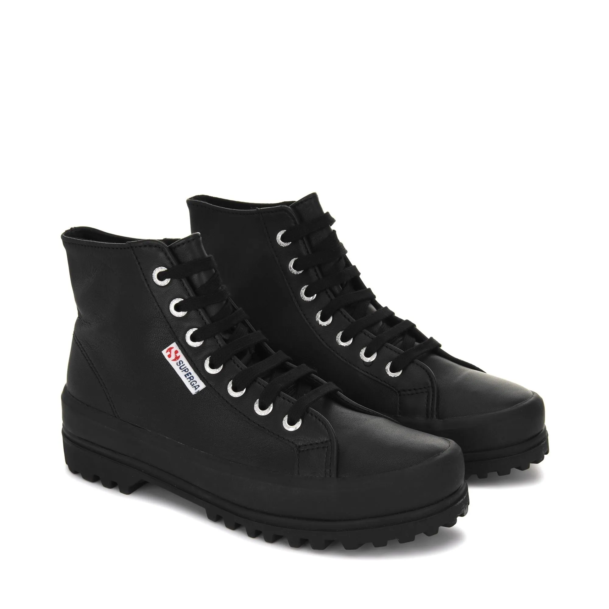 2341 ALPINA NAPPA - Ankle Boots - Laced - Unisex - FULL BLACK