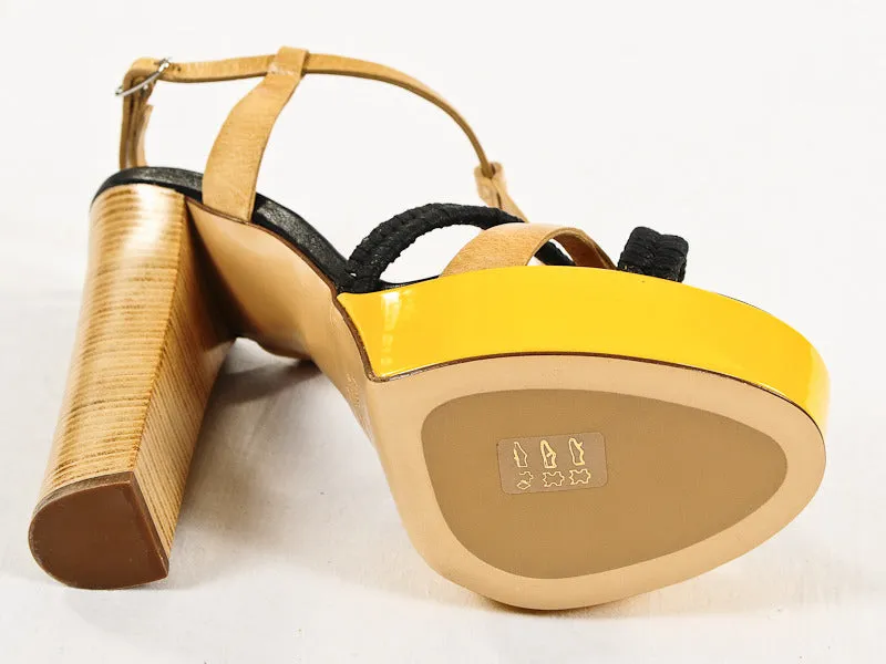 2417 Vicini Sandals-Yellow/Black
