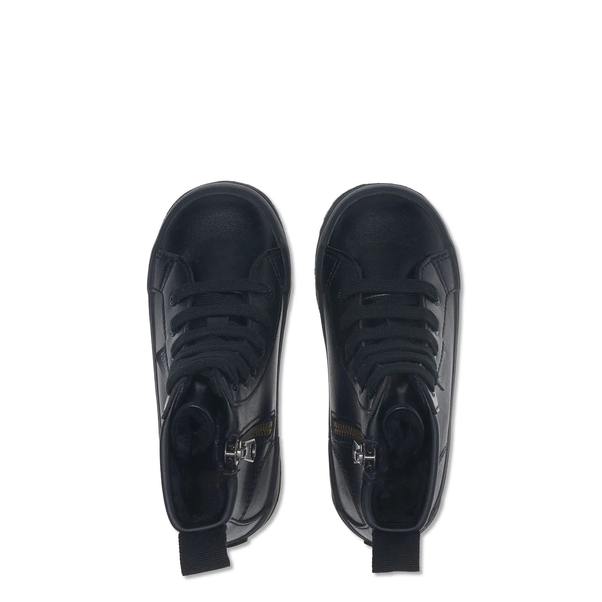 2643 KIDS ALPINA VEGAN MATERIAL - Ankle Boots - Zip - Kid unisex - TOTAL BLACK