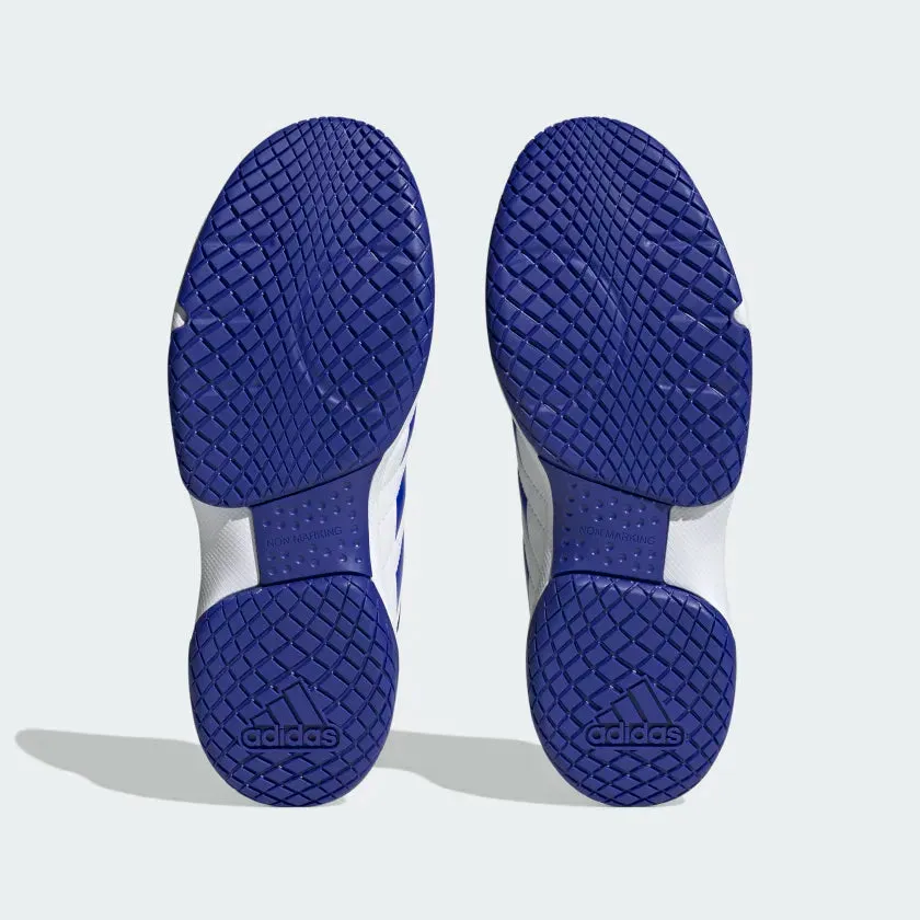 Adidas Ligra 7 Badminton Shoes - Cloud White/Lucid Blue/Team Navy Blue 2