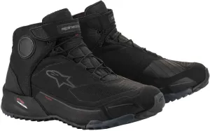 ALPINESTARS CRX DRYSTAR MOTORCYCLE RIDING SHOES - BLACK/BLACK