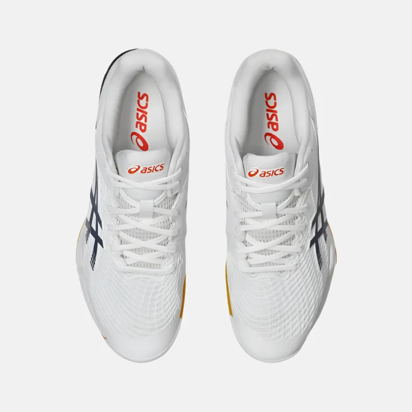 Asics Court Control FF 3 Men's Badminton Shoes -White/Indigo Fog