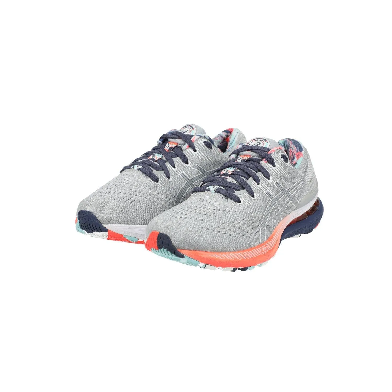 Asics Gel Kayano 28 Celebration Of Pack Running Sport Shoes Fabric Grey Colour For Men