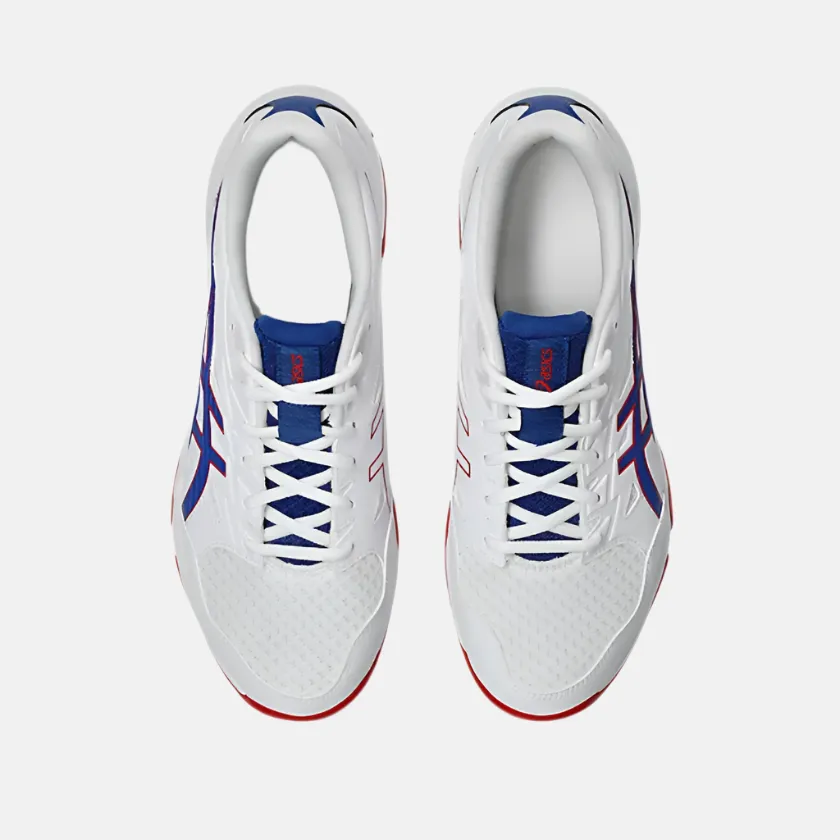 Asics Gel Rocket 11 Men's Badminton Shoes -White/Asics Blue