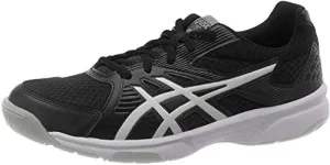 ASICS Men's Upcourt 3 Black/Pure Silver Badminton Shoe-7 Kids UK (1071A019-005)