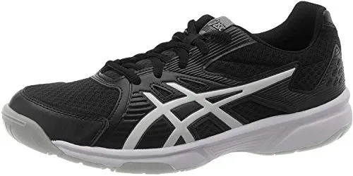 ASICS Men's Upcourt 3 Black/Pure Silver Badminton Shoe-7 Kids UK (1071A019-005)