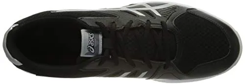 ASICS Men's Upcourt 3 Black/Pure Silver Badminton Shoe-7 Kids UK (1071A019-005)