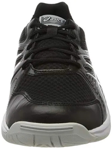 ASICS Men's Upcourt 3 Black/Pure Silver Badminton Shoe-7 Kids UK (1071A019-005)