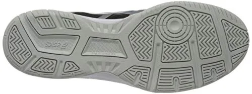 ASICS Men's Upcourt 3 Black/Pure Silver Badminton Shoe-7 Kids UK (1071A019-005)