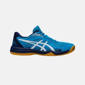 Asics Upcourt 5 Men's Badminton Shoes - ISLAND BLUE/WHITE