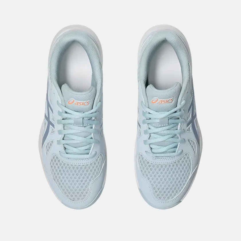 Asics Upcourt 6 Women's Badminton Shoes -Cool Grey/Grey Blue