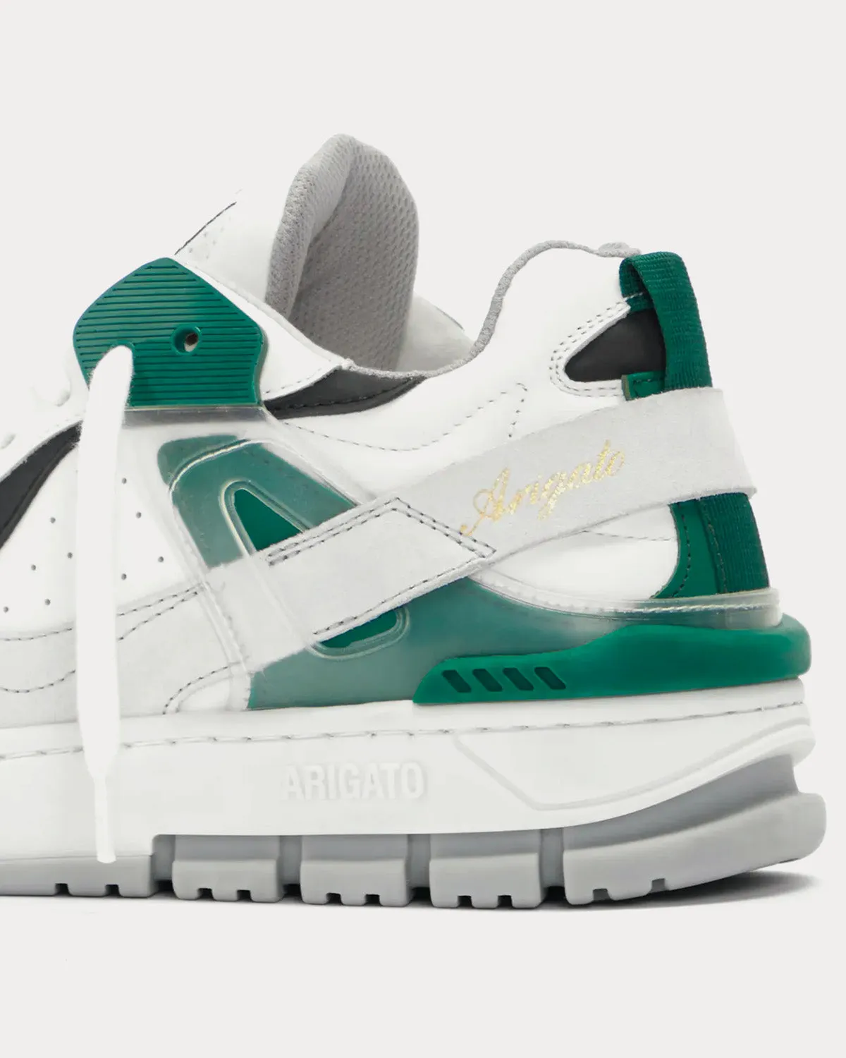 Astro White / Green Low Top Sneakers