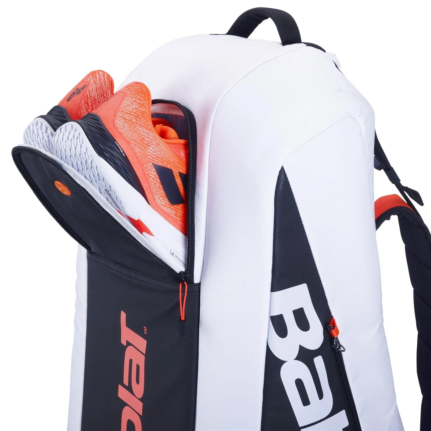Babolat RH6 Pure Strike 4th Gen 6 Racket Badminton Bag - White / Black / Red