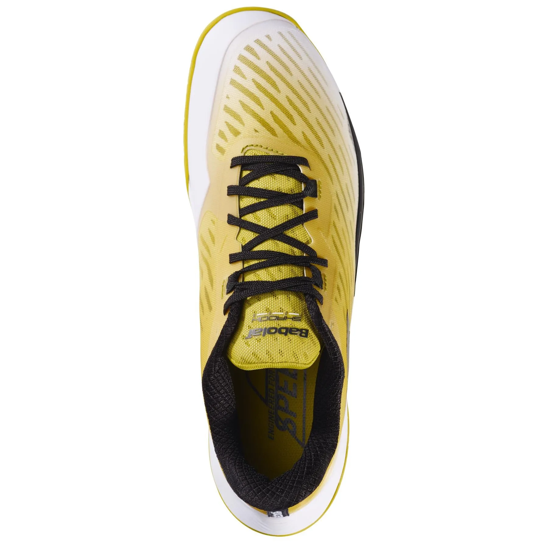Babolat Shadow Tour 5 Mens Badminton Shoes - White / Gold