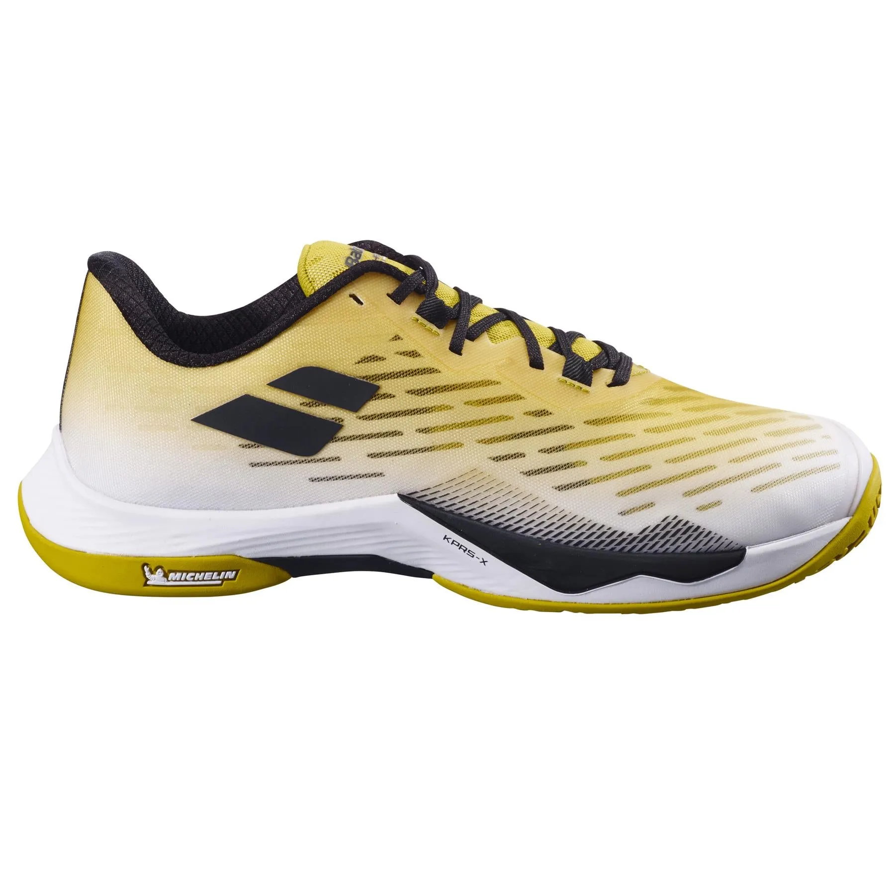 Babolat Shadow Tour 5 Mens Badminton Shoes - White / Gold