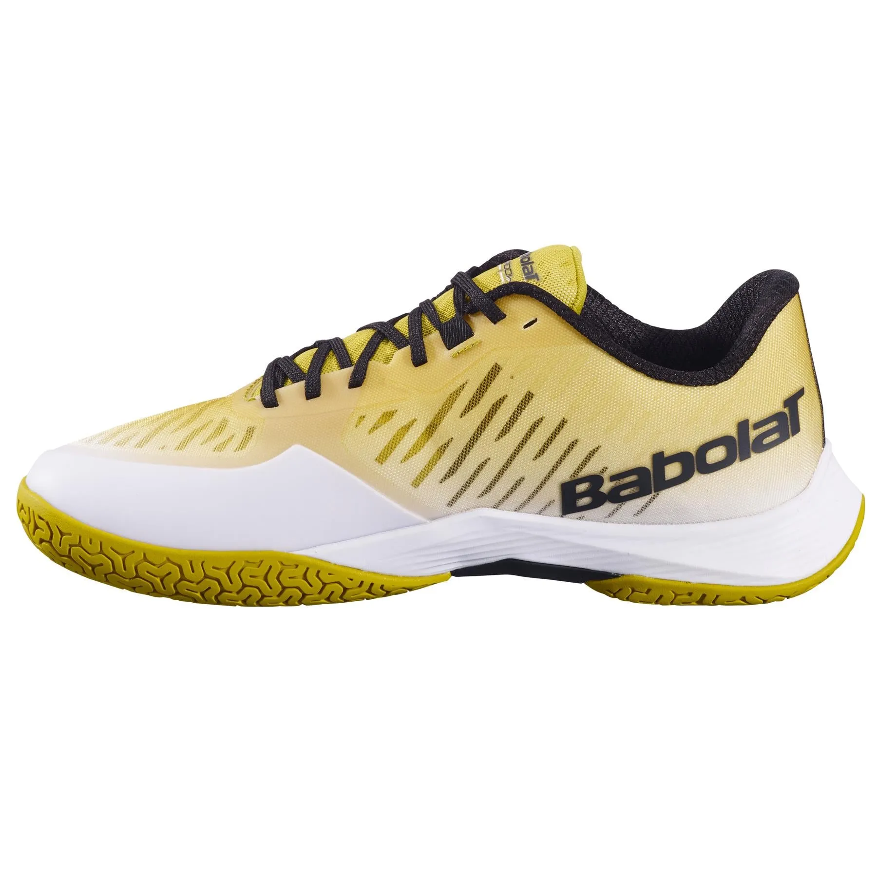 Babolat Shadow Tour 5 Mens Badminton Shoes - White / Gold