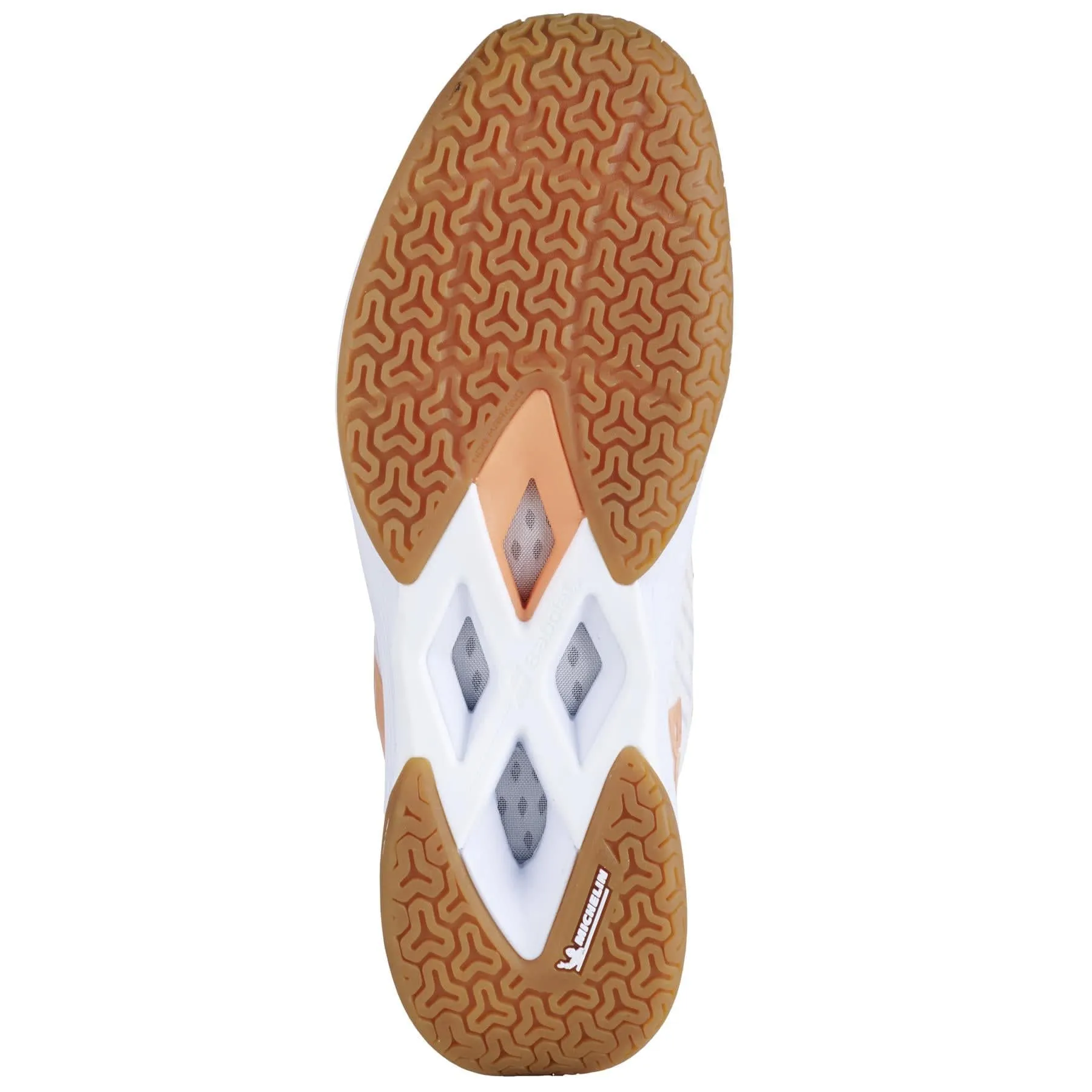 Babolat Shadow Tour 5 Womens Badminton Shoes - White / Yellow