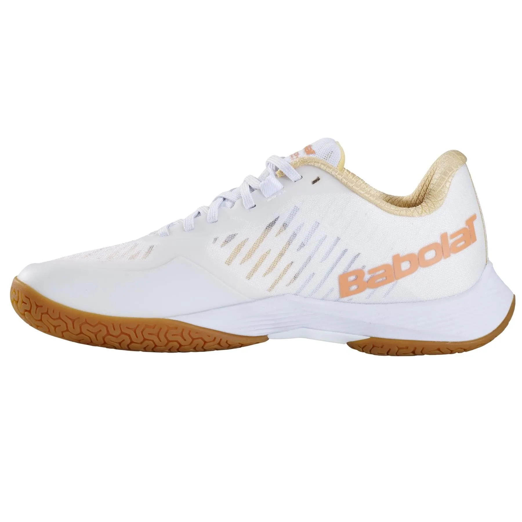 Babolat Shadow Tour 5 Womens Badminton Shoes - White / Yellow