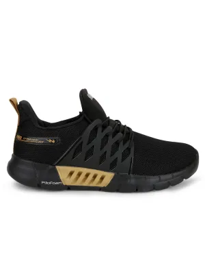 BELGIUM Black Men's Running Shoes