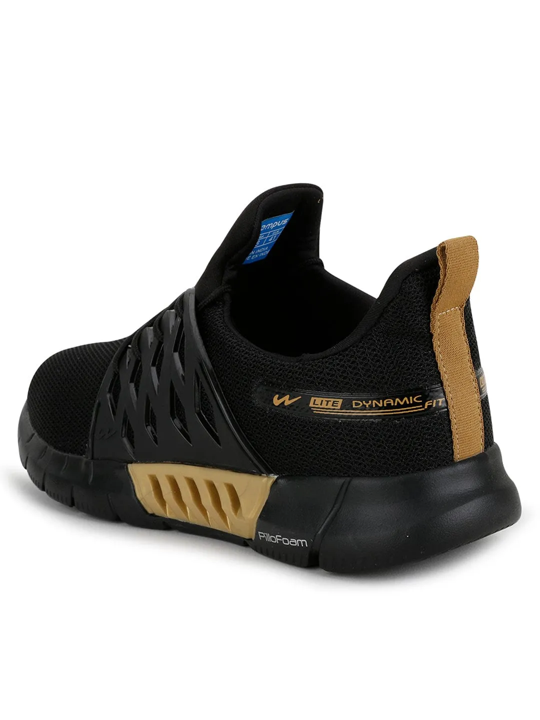 BELGIUM Black Men's Running Shoes