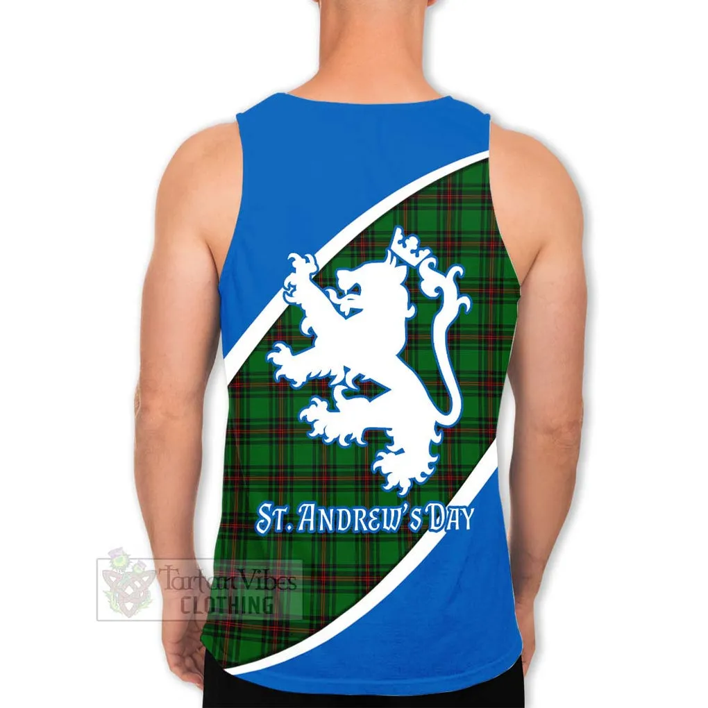 Beveridge Family Crest Tartan Men's Tank Top Celebrate Saint Andrew's Day in Style