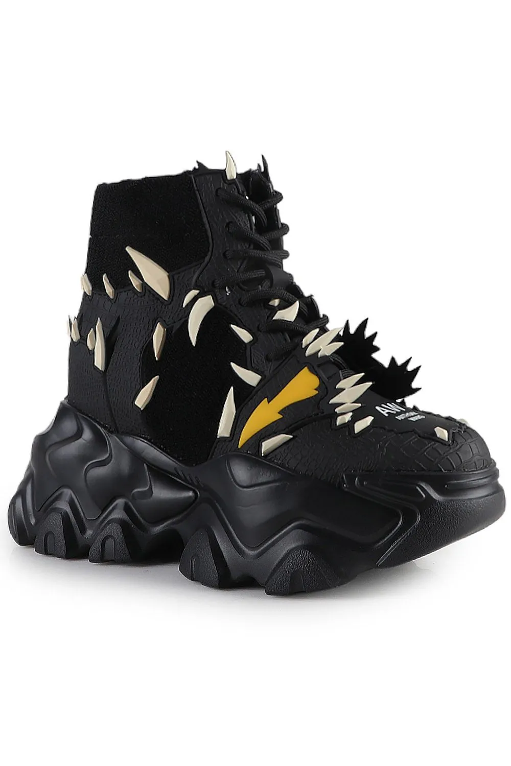 Black Lemon Platform Sneakers