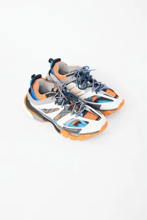 Blue & Orange Track Sneaker