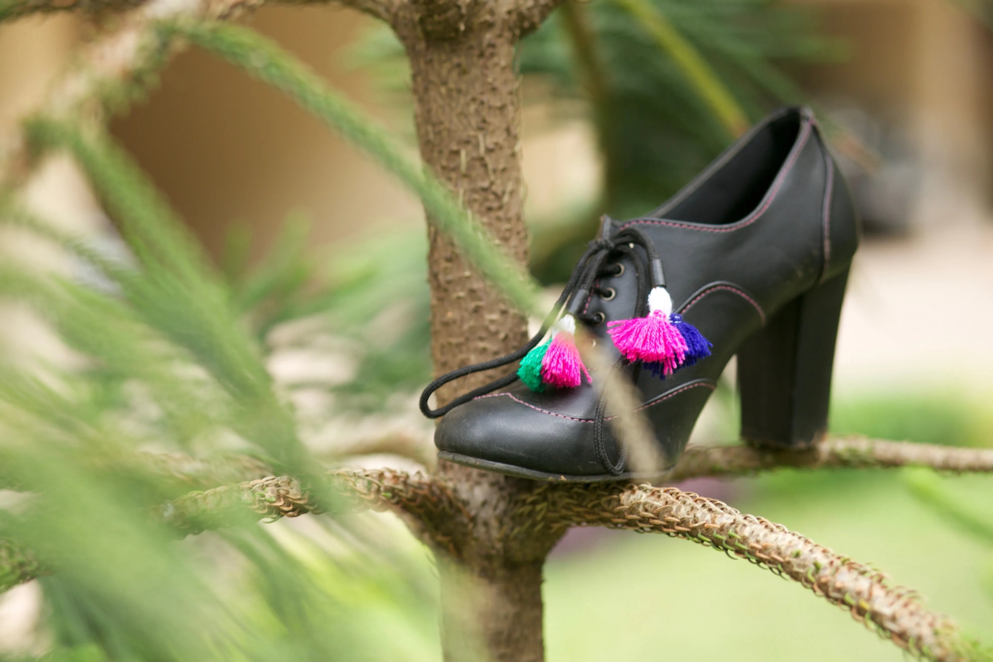 Boho Brogues in Black