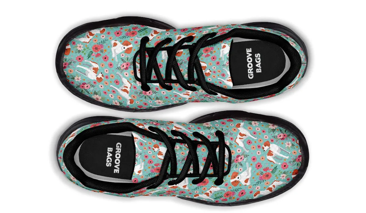 Brittany Flower Chunky Sneakers