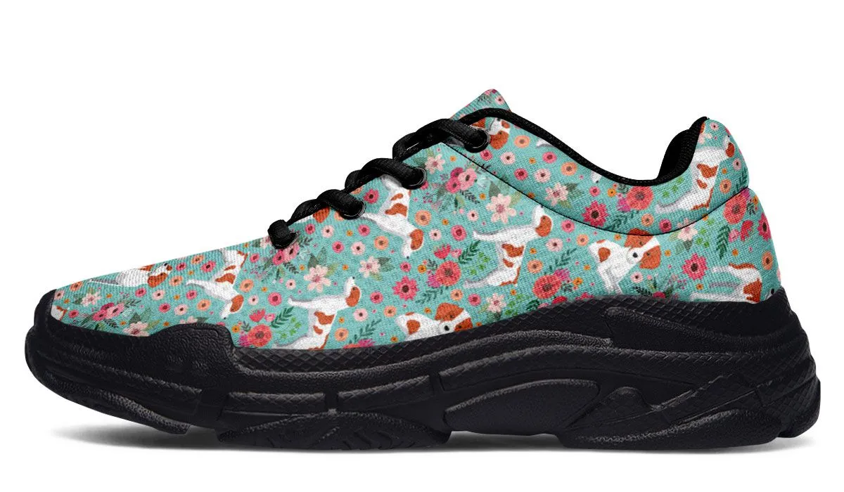 Brittany Flower Chunky Sneakers