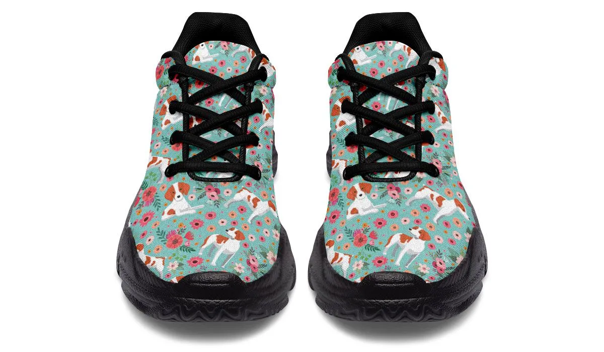 Brittany Flower Chunky Sneakers