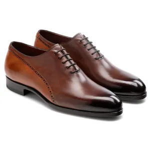 Brown & Tan Leather Darien Brogue Oxfords
