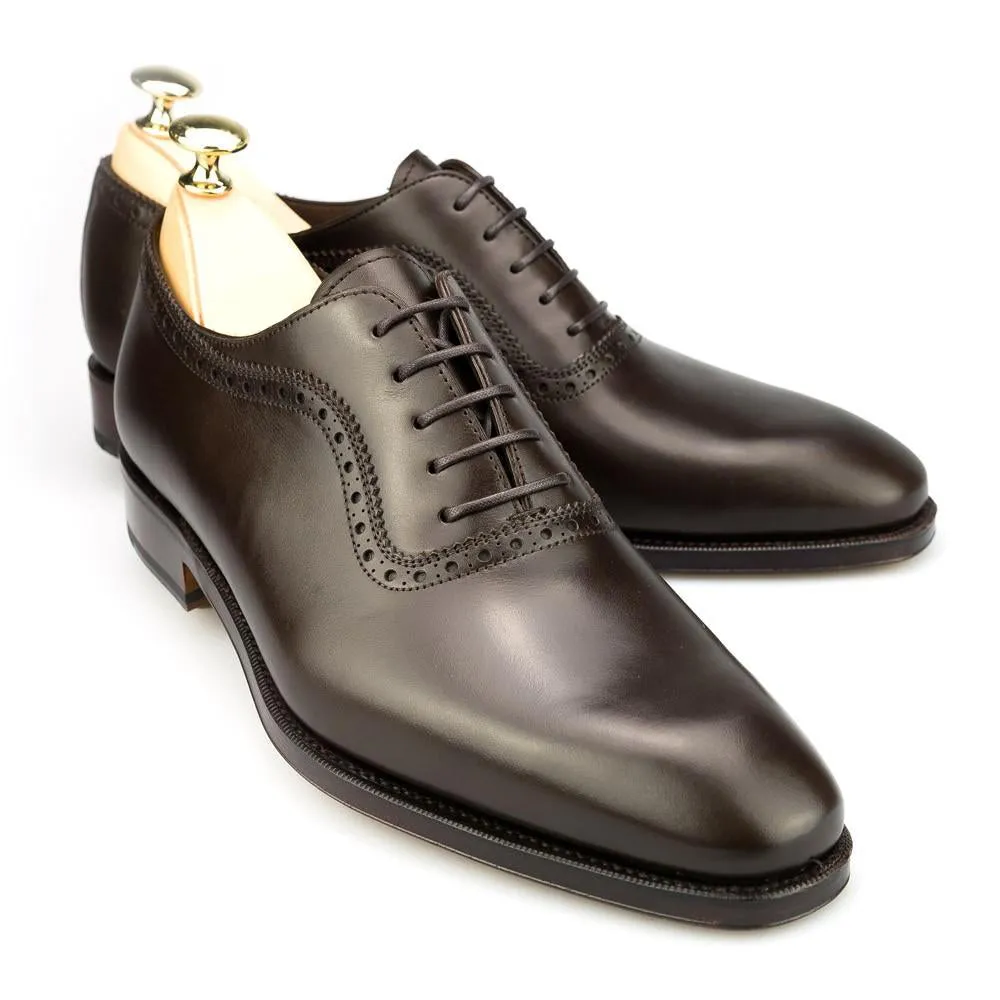 Brown Leather Paveley Brogue Oxfords