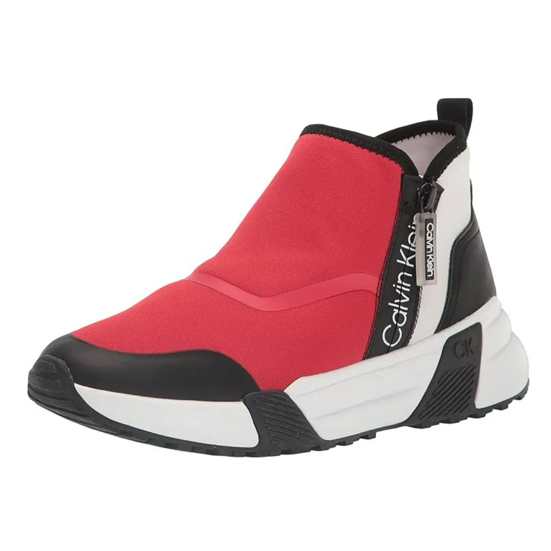 Calvin Klein Paskhal High Top Platform Sneakers Women - RED