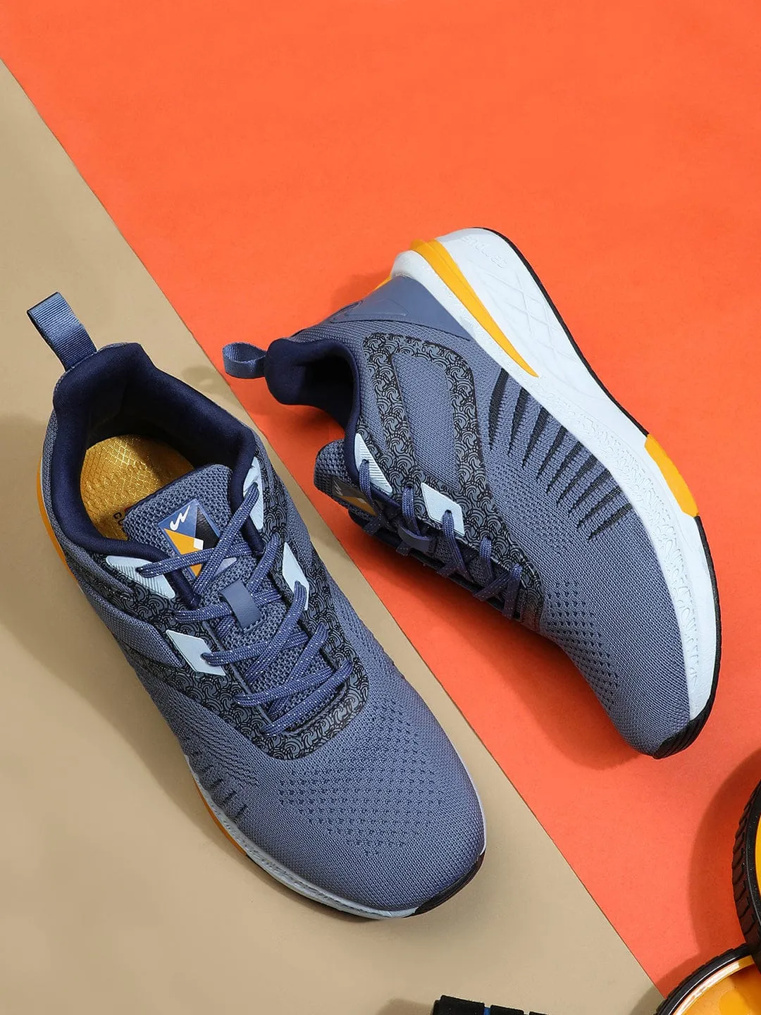 CAMP JEAL Blue Men's Running Shoes