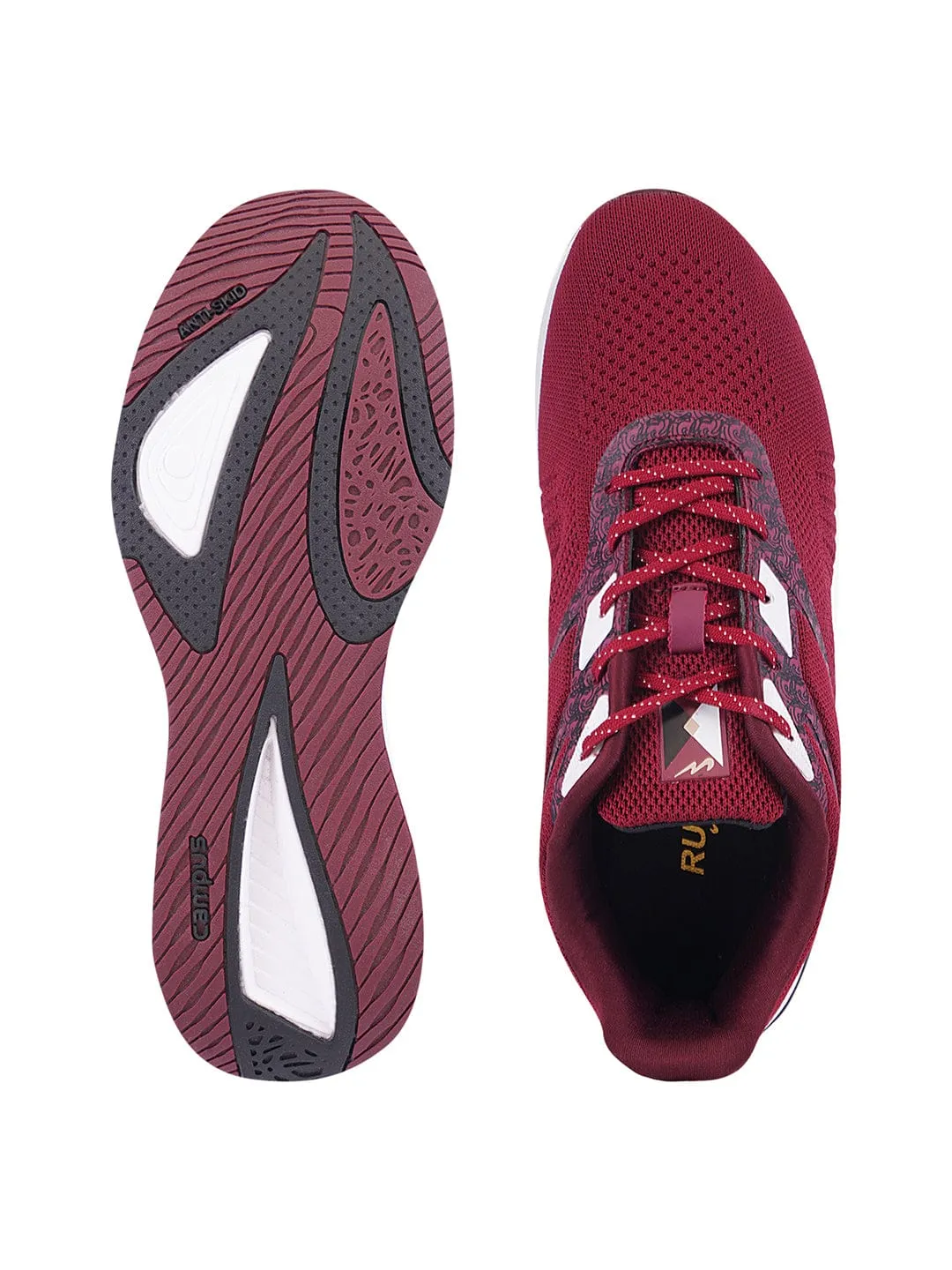 CAMP JEAL Wine Men's Running Shoes