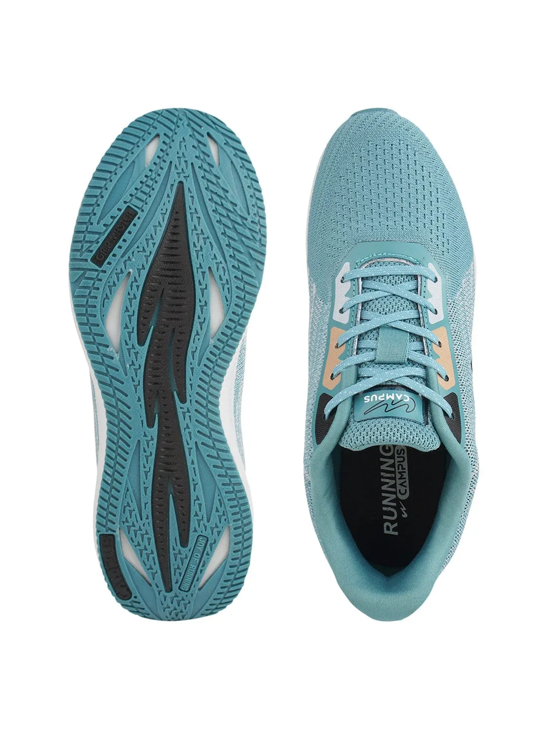 CAMP RONIC Green Men's Running Shoes