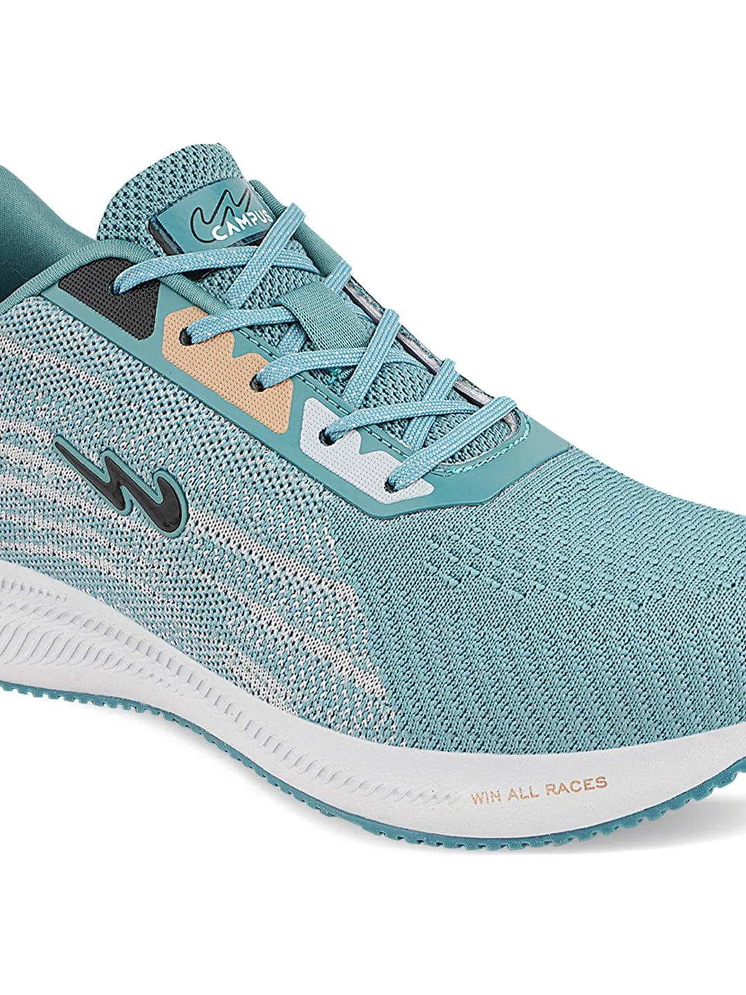 CAMP RONIC Green Men's Running Shoes