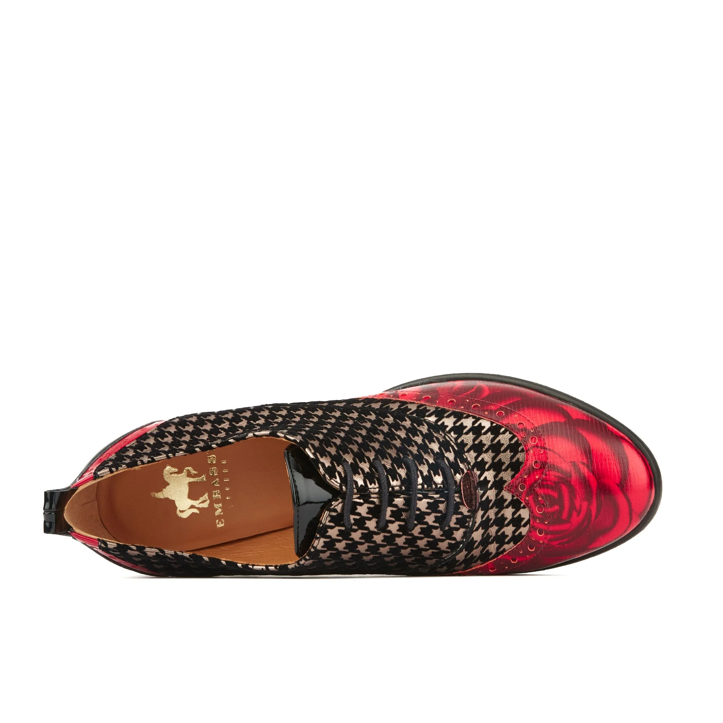 Casino - Red Rose & Houndstooth