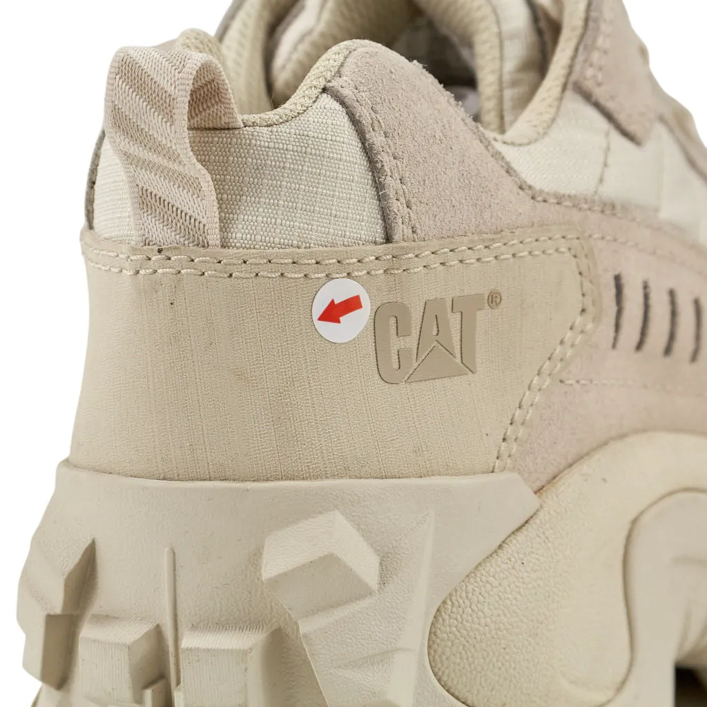 CAT Beige Revive Tech Trainers UK 8
