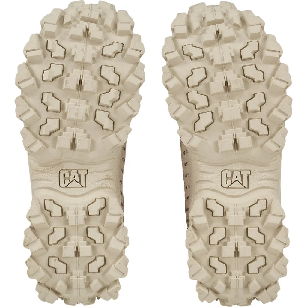 CAT Beige Revive Tech Trainers UK 8