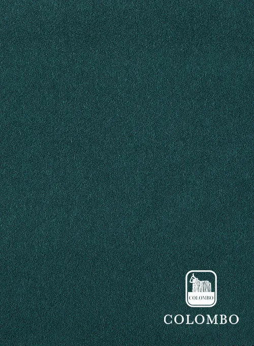 Colombo Teal Green Cashmere Jacket
