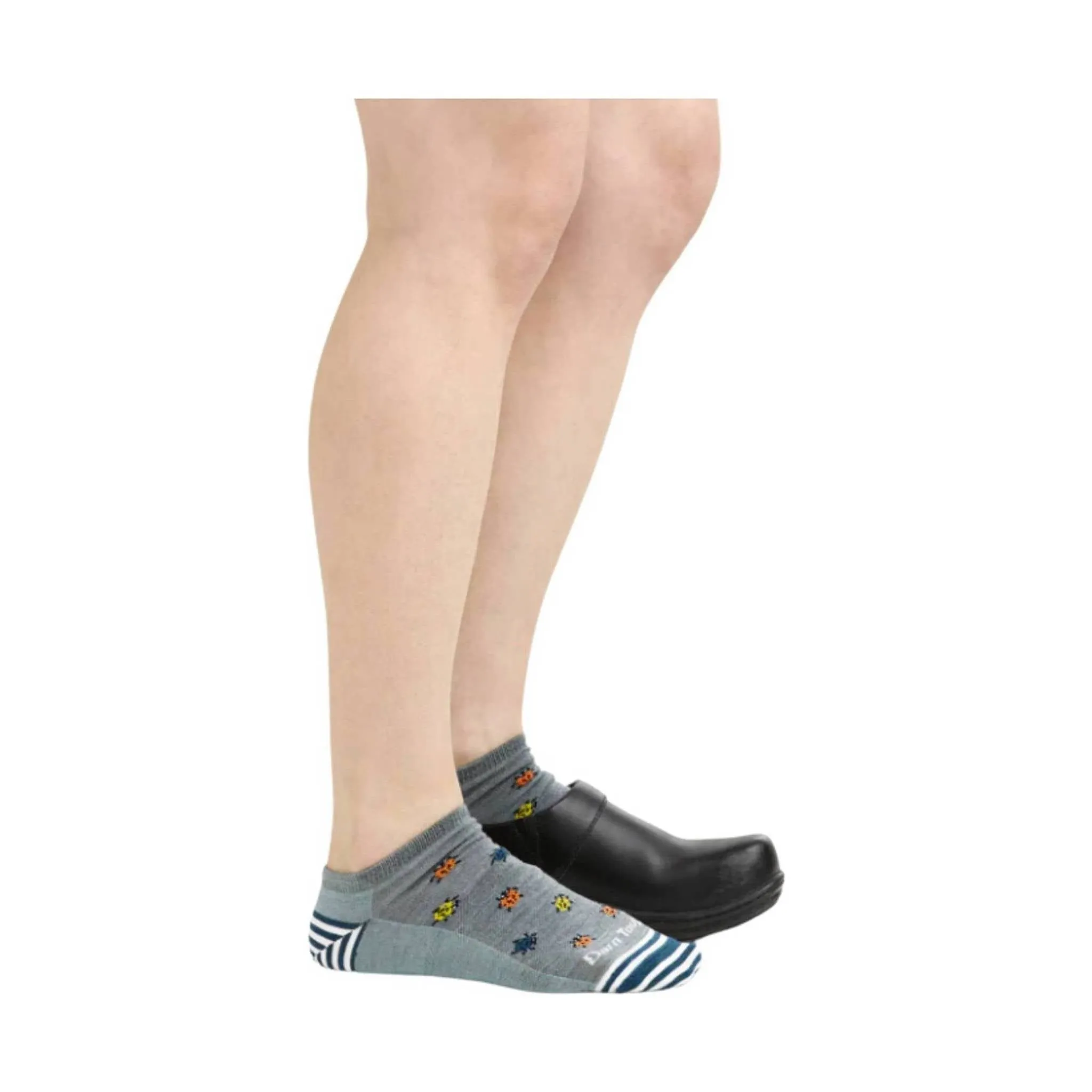 Darn Tough Vermont Women's Lucky Lady No Show Lightweight Lifestyle Sock - Seafoam