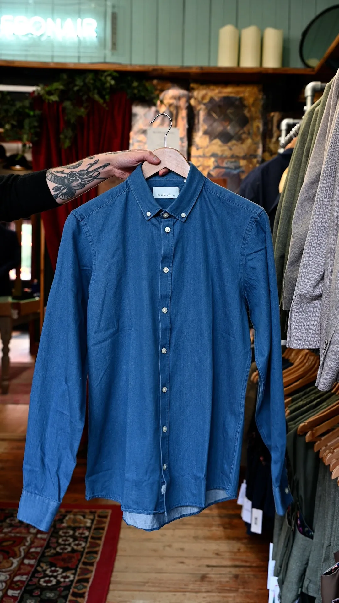 Denim Shirt Smart Look