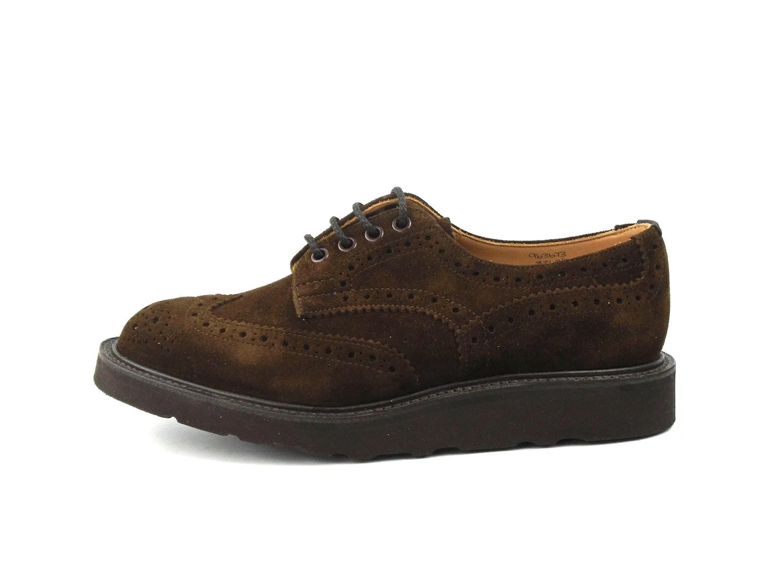 Derby Brogue Shoe-Chocolate Suede