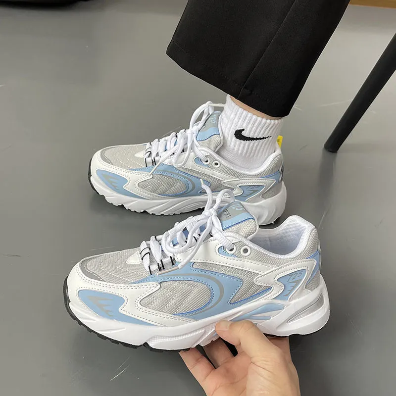 Designer Shoes Women Big Size 41 42 43 Women's Casual Shoes Lightweight Ladies Running Shoes  Spring Chunky Sneakers Woman