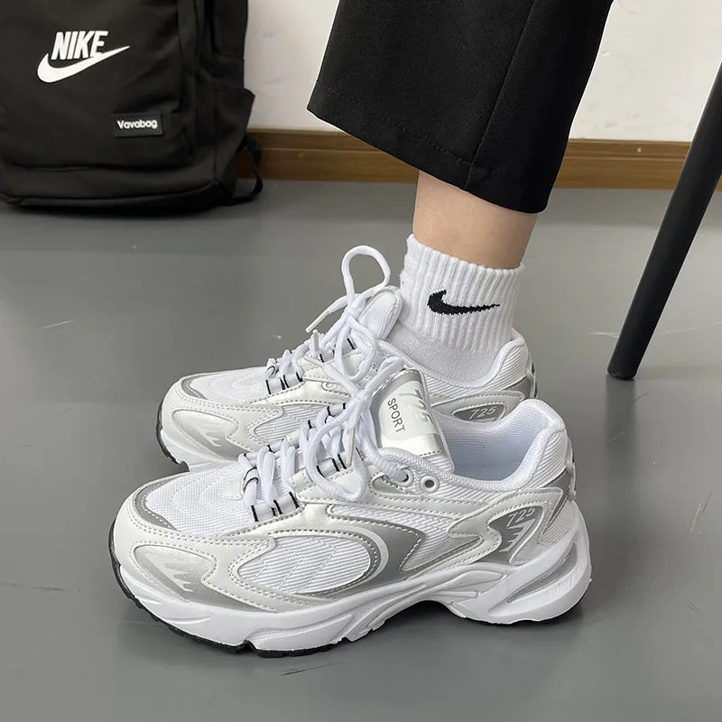 Designer Shoes Women Big Size 41 42 43 Women's Casual Shoes Lightweight Ladies Running Shoes  Spring Chunky Sneakers Woman