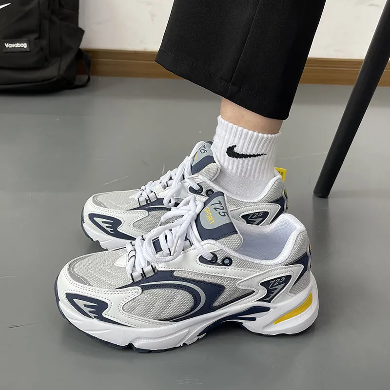Designer Shoes Women Big Size 41 42 43 Women's Casual Shoes Lightweight Ladies Running Shoes  Spring Chunky Sneakers Woman