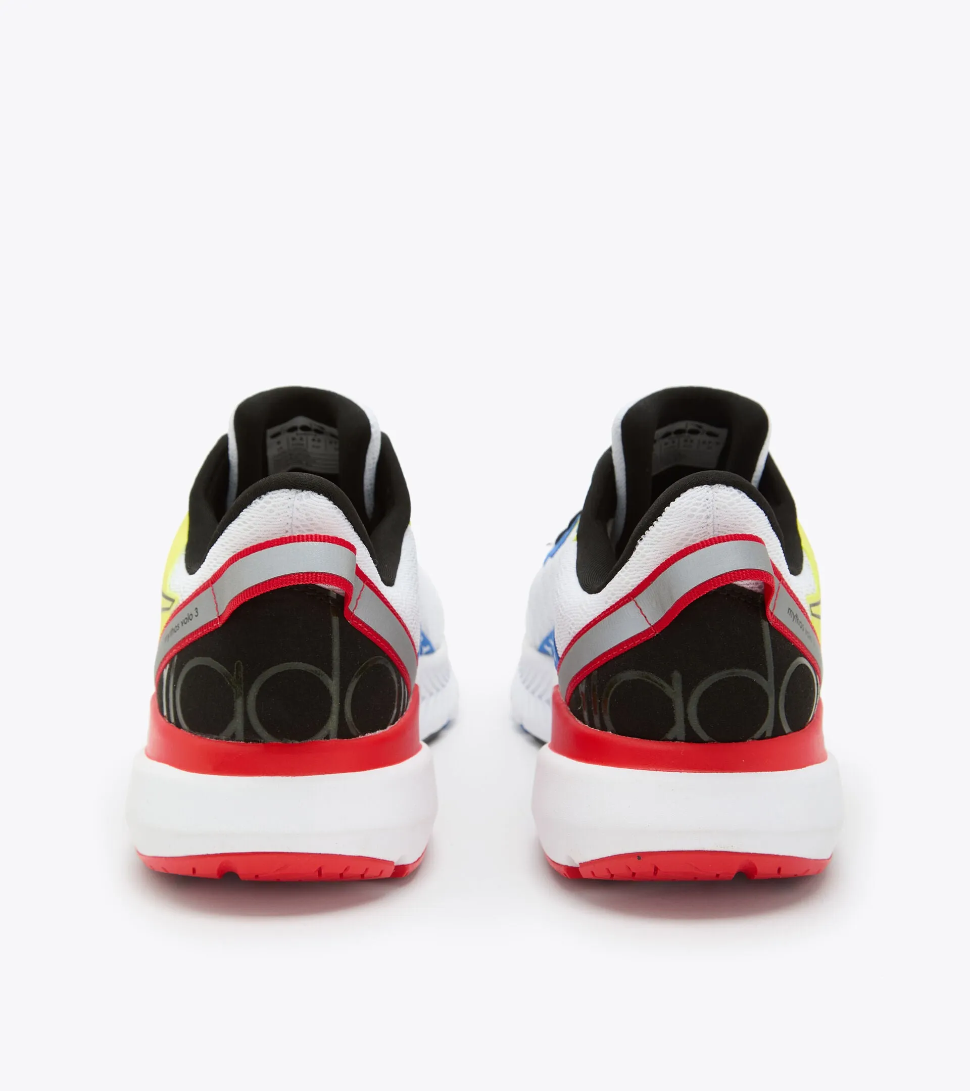 Diadora Mens Mythos Blushield Volo 3- White/Black/Yellow Fuo (101.179090-C0008)